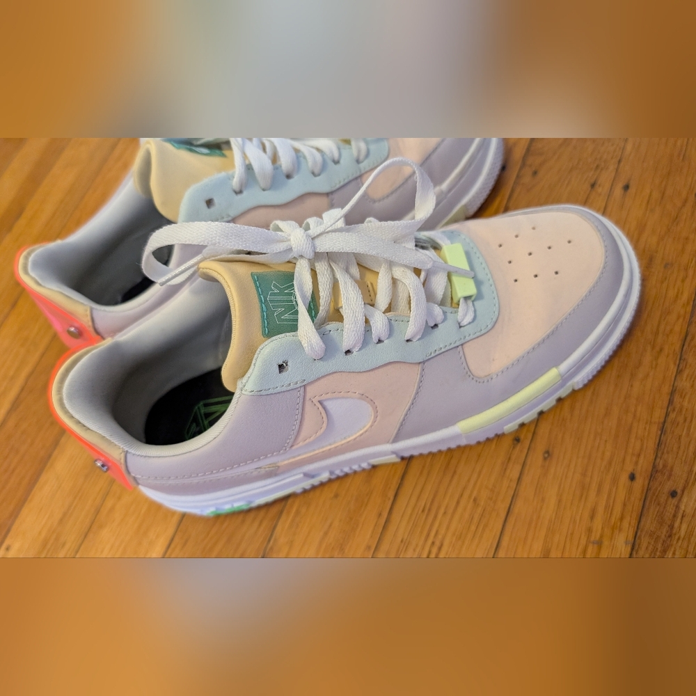 Nike Shoes in Pastel Multi-Color